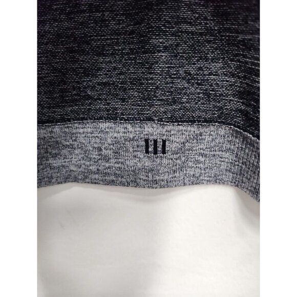 Joy Lab Womens Long Sleeve Exercise Top Small Gray Cropped Mesh Activewear - Picture 4 of 6